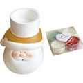 Miniatyrbilde 8 av 8: Julemann Lysestake, Morsomme Votivlysstaker for Julepynt Gold
