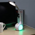 Miniatyrbillede 2 af 5: Børne skrivebordslampe med omgivende nattelys, LED-sengelampe dæmpbar, berøring for farvet lys og 3 lysstyrkeniveauer, nem o