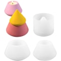 Miniatyrbillede 2 af 8: Forme til lysestøbning | julelys | juleharpiksforme | Lyskopper form | julepynt form delt juletræ lysfremstilling epoxy form boligindretning