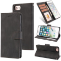Miniatyrbillede 1 af 3: iPhone 7/8/SE - Solid® Klassisk Læder etui Sort