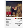 Miniatyrbild 1 av 8: Pop-sångare Canvas Poster för Taylor Swift För Rum Estetisk Canvas Väggkonst Sovrum RED 20*30CM RED 20*30CM