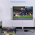 Miniatyrbild 4 av 8: USB-C till Display-adapter (4K60 Hz), Bärbar USB-C-adapter AV-konverteringskabel för MacBook Pro, MacBook Air, iPad Pro, Pixelbook, XPS, Galaxy och mer