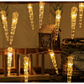Miniatyrbilde 5 av 5: 5 meter 20 lamper (8 funksjoner solenergi), varm hvit LED Ic