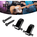 Miniatyrbillede 5 af 8: Guitar String Retainer, Tree Standard Roller String Guides Metal Elektrisk Gitarr String Guide Retainer Byte (Svart) Svart