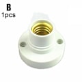 Miniatyrbillede 5 af 10: 10 stk. E14 Glødepære Skrue Lampe Fastgørelse Sockel Holder Skruesokkel sort One-size 10stk
