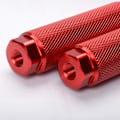 Miniatyrbillede 2 af 4: Vuwuma Amotor Aluminium Lejer til Cykler - Anti-Skrid Sikkerhedsfodstøtter til 3/8 Tommer Aksler Red
