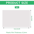 Miniatyrbillede 2 af 7: 1x10m Transparent Polyethylen Drivhusfolie, Ekstra Tyk Havefolie til Drivhuse x 10 m