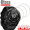 Pikkukuva 1 / 7: Karkaistu lasi Garmin Fenix 7X 7S 7 6X 6S 6 Pro Garmin Fenix 5 5S 5X Plus näytönsuojakalvo Fenix 6 Pro Määrä-3kpl Lasi