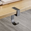 Pikkukuva 1 / 11: 2kpl Kannettava ripustettava laukkukoukku Käsilaukun pidike Monitoiminen pöytäkoukku grey 5-shaped