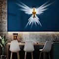 Miniatyrbillede 6 af 7: Bald Eagle Vægskinne, Ugle Vægskinne, 3D Dyr LED Vægskinne, Bald Eagle Vægskinne, 3D Printet Dyr Statue Vægskinne