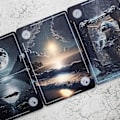 Pikkukuva 4 / 5: 44 st/ set Moonlight Night Oracle-kort med guidebok Tarot Prophecy Divination Party Interactive Deck Brädspel Leksakspresent