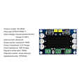 Miniatyrbillede 4 af 5: 2 stk. Xh-m542 100W Audioforstærkerkort DC 12V 26V Tpa3116d2 Mono Kanal Digital High Amp-modul