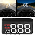 Miniatyrbild 2 av 8: Bil OBD2 HUD Head Up Display Vindruta Projektor Flerfunktionsmätare Larm Trötthet Körpåminnelse