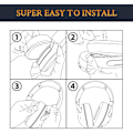 Miniatyrbillede 7 af 10: INF Ørepuder til SteelSeries Arctis 3/5/7/9/9X/Pro Sort 1 par