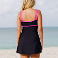 Pikkukuva 2 / 5: Dam Oversize Badkläder Suspender Mini Klänning Strandkläder Sommar Black 5XL Black 5XL