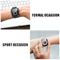 Miniatyrbild 4 av 7: Härdat glas+ cover för Apple Watch Case 45mm 41mm 44mm 40mm 42mm Skärmskydd Apple Watch Tillbehör serie 9 4 5 6 SE 7 8 Gray 24 Series 123 42MM