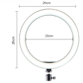 Miniatyrbilde 3 av 10: 26CM LED-ringlys for sminke RingLight for video, studio, M