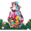 Pikkukuva 7 / 8: Kristalli Lumimies Koriste - Joulukoristehahmo, Värikäs Colorful shells