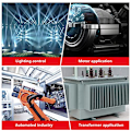 Pikkukuva 5 / 8: SSR-80DD 3-32VDC till 5-60VDC 80A utström DC-AC Solid State Relay SSR-modul för industriell automatiseringsprocess (1 st) 1Pc