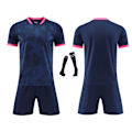 Pikkukuva 1 / 9: Lasten jalkapallopaidat Miehet Pojat Jalkapallovaatteet Setti Lyhythihainen Lasten jalkapalloasu Aikuiset Lapset Harjoittelu Harjoituspaita Jersey Musta XL Black XL