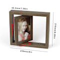 Miniatyrbillede 3 af 5: Fotoramset, 23 × 21 cm, bröllopsfotoram i MDF-trä