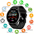 Miniatyrbillede 2 af 7: Enkle smarte ure Puls Sport Multifunktion Vandtæt Smartwatch med fuld touchskærm Pink