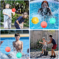 Miniatyrbillede 7 af 7: 15 stk. Selvlukkende Vandbomber, Genanvendelige Silikon Splash-bolde til Pool & Strandfest Sjov 15 pcs
