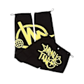 Miniatyrbilde 3 av 3: Minus Two Overalls Wide Leg Goth Workwear Herr Y2k Star Alt svart gul black yellow S