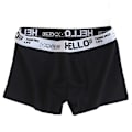 Pikkukuva 1 / 7: 5 kpl Herrunderkläder Man Boxersexiga kalsonger Bekväma Andas Mode Pojkar Trosor Underkläder Boxershorts Herr 2PCS-Mix-02 Black XXL-65-75kg