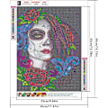 Miniatyrbild 2 av 5: 30x40CM diamantmålning Komplett set Rund gotisk, canvasdiamon