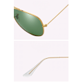 Miniatyrbilde 6 av 10: Polariserte Aviator Solbriller for Menn Kvinner Metall Flat Top Su
