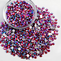 Miniatyrbillede 3 af 3: 14400 stk Lys Siam AB Flatback Rhinestones til DIY Håndværk, SS16, 3,8-4,0 mm Light Siam AB SS16/14400pcs