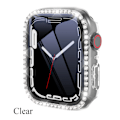 Miniatyrbild 1 av 7: Diamantglas+ cover för Apple Watch Case 45 mm 41 mm 40 mm 44 mm 42 mm 38 mm Bling Bumper+ Skärmskydd iwatch Series 9 8 7 3 6 SE Clear Series 789 41MM