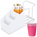 Miniatyrbillede 5 af 8: Kaffekop Dispenser, Bordplads Organizer med Elegant Sort Design til Køkken White