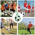 Miniatyrbillede 4 af 5: 2 stk Solo Fodbold Kick Trainer Fodbold Bold Bungee Træning Jonglering Net Soc