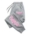 Miniatyrbilde 6 av 6: Bratz Rosa Tryck Man Kvinna Byxor Pocket Springande Sväva Leggings Baggy Gym Jogger Spårsläpp Dragsträng S Brukspare Black XL
