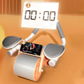 Miniatyrbild 5 av 6: Automatisk Rebound Belly Wheel Abdominal Wheels Wit D D