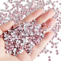 Miniatyrbillede 1 af 4: 14400 stk. Lyse Rosafarvede Flade Rhinestones til Negle, SS6, 1,9-2,1 mm Lt.Rose/Lt.Pink SS6/14400pcs