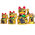 Miniatyrbillede 4 af 4: Vinkende Lykkekat - Dekoration Guld