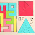 Miniatyrbillede 8 af 8: Træ Tangram Puslespil til Børn | Hjerne-Tænder Formblokke til 3+ År