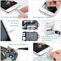 Miniatyrbild 2 av 5: 115 i 1 klocka Mobiltelefon demontering Reparationsverktyg Rem/band/band/batteri/stiftbytessats, klockfixering/inställningsverktygssats svart,