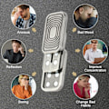 Miniatyrbilde 6 av 7: Metall Fidget Slider Leke, EDC Fidget Leke for Voksne, Stressavlastning for Angst