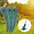 Miniatyrbild 2 av 5: 50 st Gräsklippare Plastblad Klippblad för Bosch gräsmatta