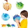 Pikkukuva 1 / 5: 5 kpl Lelua Antistress Puhallattava Eläinlelu Pehmeä Pallo Pallo T Satunnainen Väri Random Color one size