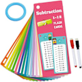 Miniatyrbillede 1 af 8: Multi Math Flash Cards | 15X Læringskort til Børn - Sjove Additions- og Subtraktionslege Subtraction A
