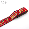 Miniatyrbild 1 av 7: 5 Yard/Del Bredd 5Cm Nationell Broderi Ribbon Spets Tyg Vävda Näpp För Kläder Diy Handgjorda Aca Försäkring 32 5yard