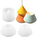 Miniatyrbillede 3 af 8: Forme til lysestøbning | julelys | juleharpiksforme | Lyskopper form | julepynt form delt juletræ lysfremstilling epoxy form boligindretning