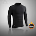 Miniatyrbild 1 av 7: Sportunderkläder för män Fleece Thermal Compression Strumpbyxor Ski Bas Layer Träningsoverall Barn Vinter Thermal Underwear Running Set H only shirt L