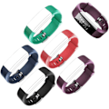 Pikkukuva 7 / 8: Vaihdettava ranneke, 5 kpl/setti säädettävä ID115Plus HR Smartband-rannekke kuntokellolle (musta, punainen, sininen, vihreä, violetti) kulutuselektroniikka