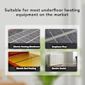 Miniatyrbilde 7 av 8: Hemmevarmesystem Termostat LED Pekskjerm Termostat Gulvvarme Temperaturregulator Smart Elektrisk Gulvvarme Termostat AC85V–250 V 16A (hvit) white